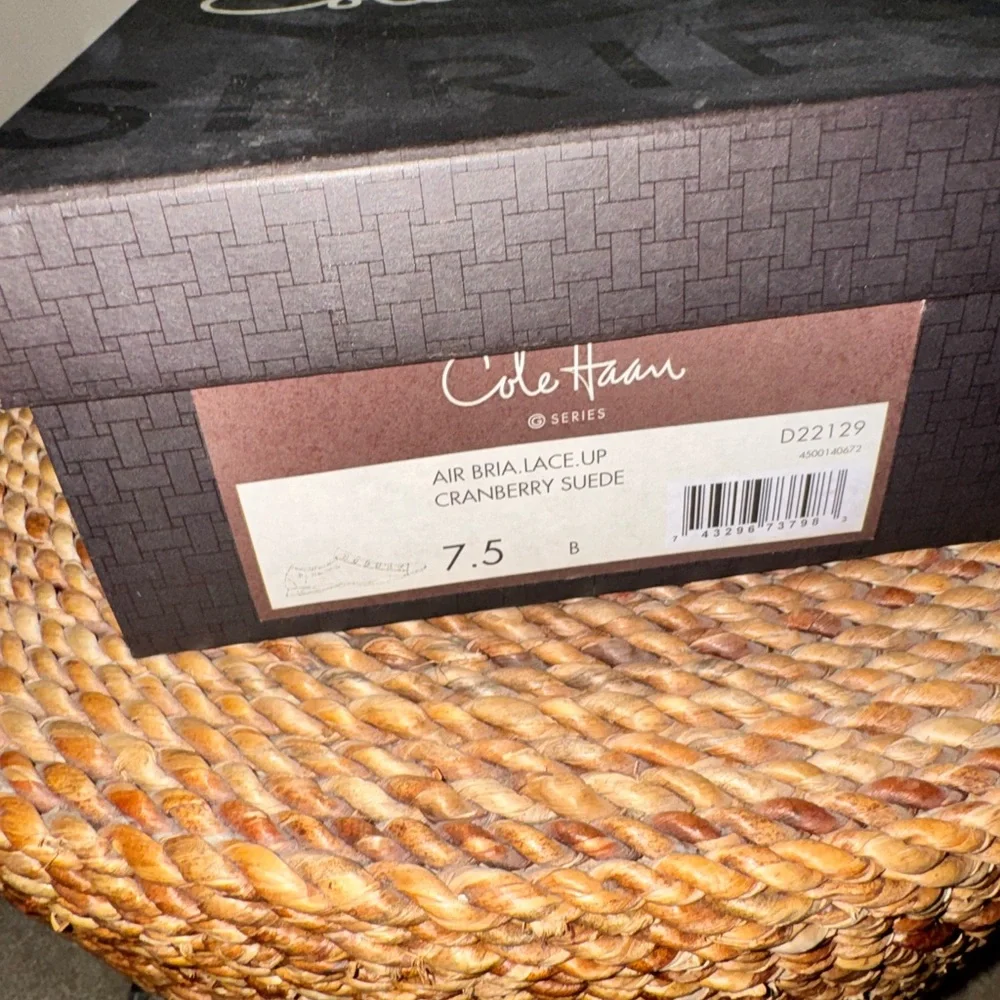 Cole Haan Bright Red Patent Lace-Up Sneakers - Picture 5 of 5